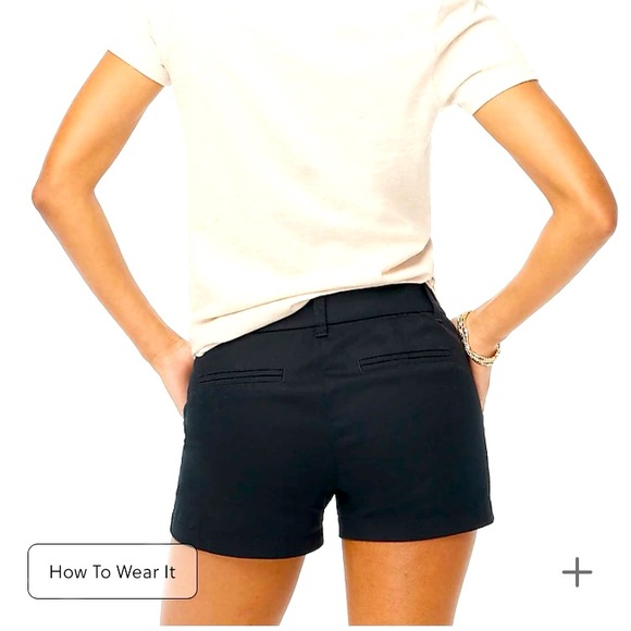 J. Crew broken in chino shorts sz.0 - Picture 2 of 5